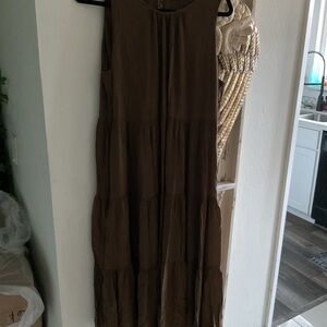 Banana Republic Chocolate Brown Maxi Dress